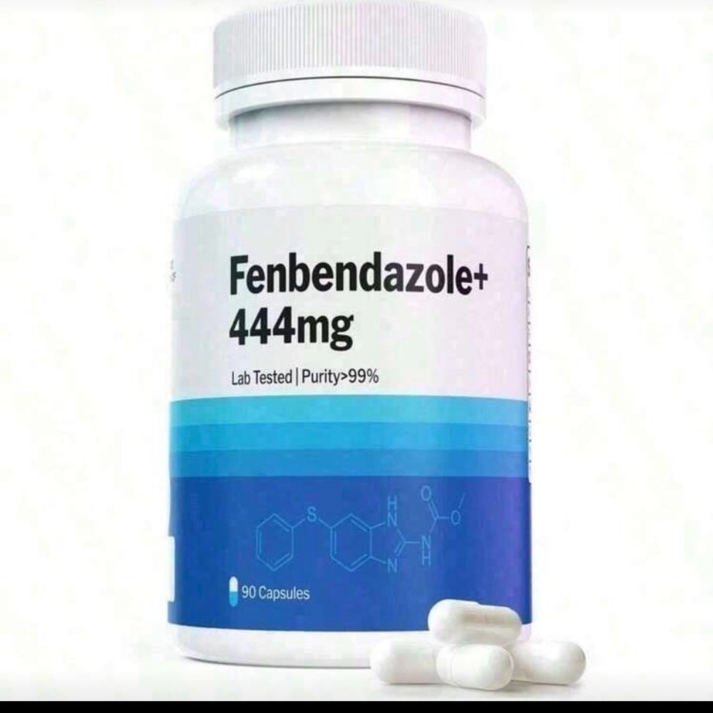 Fenbendazole+ 444mg Pet Supplement - White and Blue